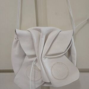 Carlos Falchi Vintage Leather Buffalo Butterfly Bag, Crossbody, EUC